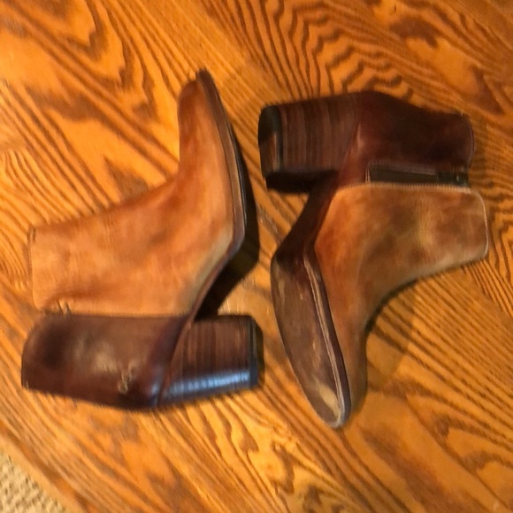 Bed Stu Yell Brown Distressed Booties-Size 11 - Picture 3 of 12